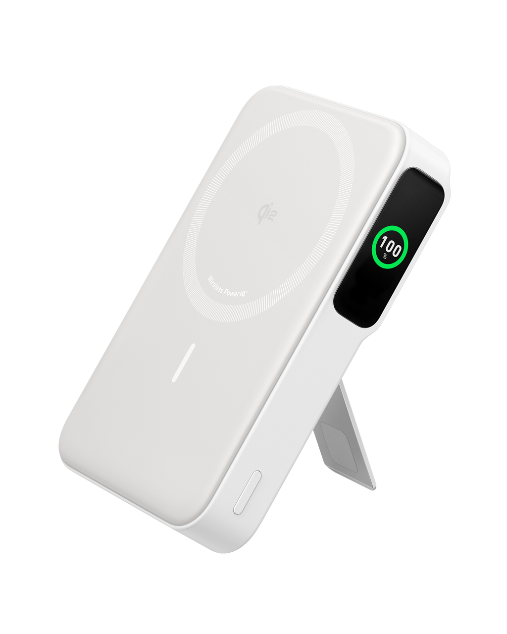 Anker white power bank with display for Keyword