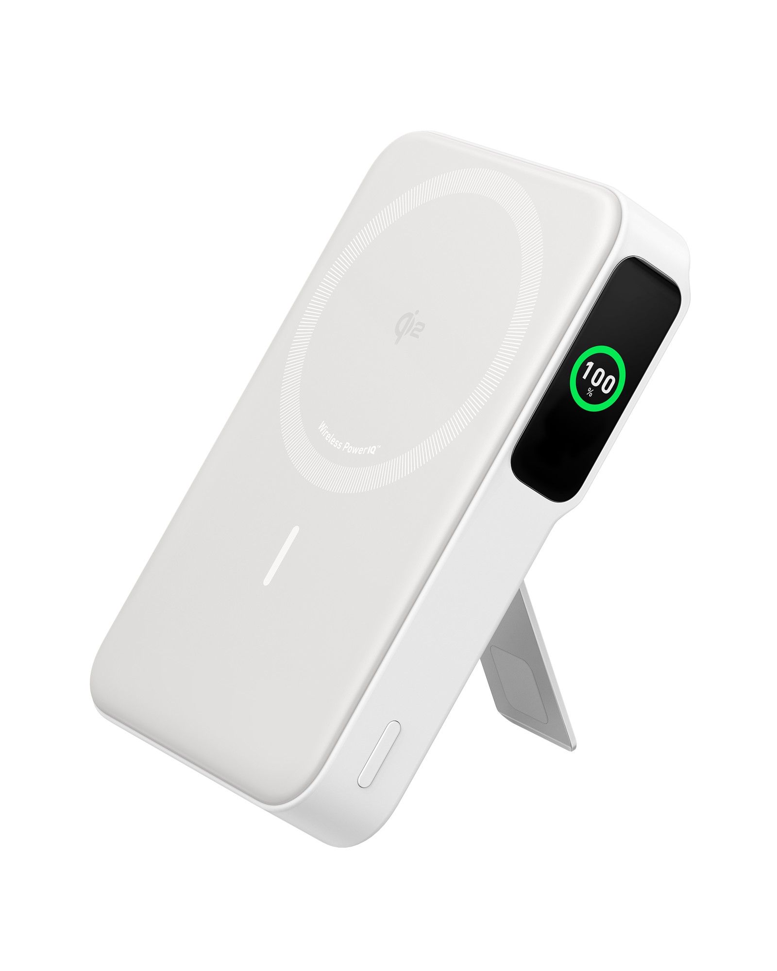 Anker white power bank with display for Keyword