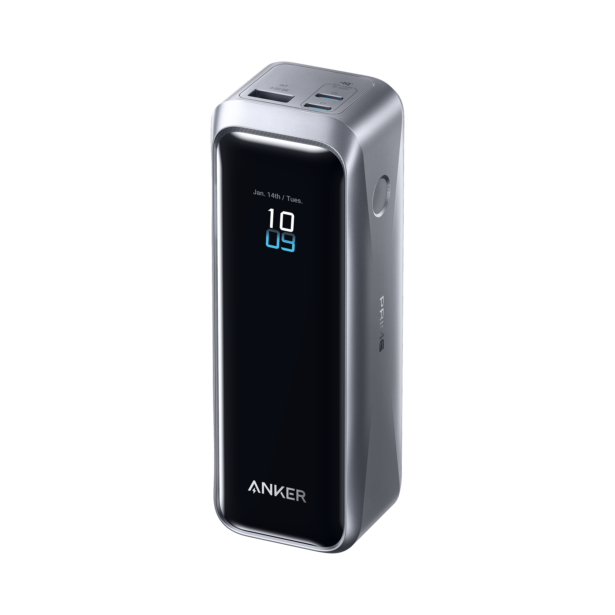 Anker compact power station with digital clock
