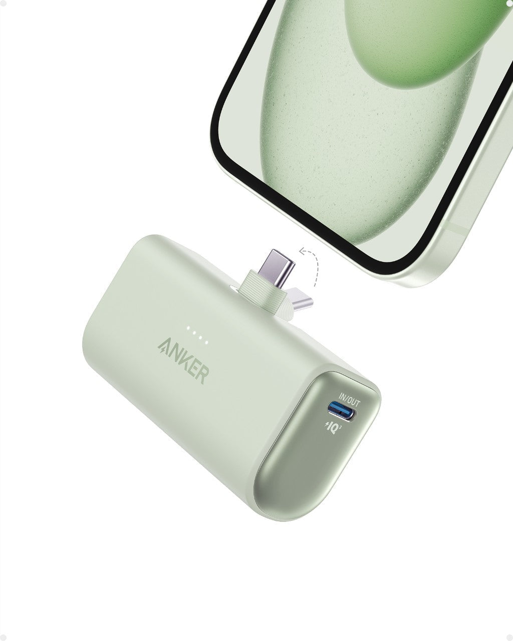 Refurbished Anker Nano Power Bank (22.5W, Built-In USB-C Connector)