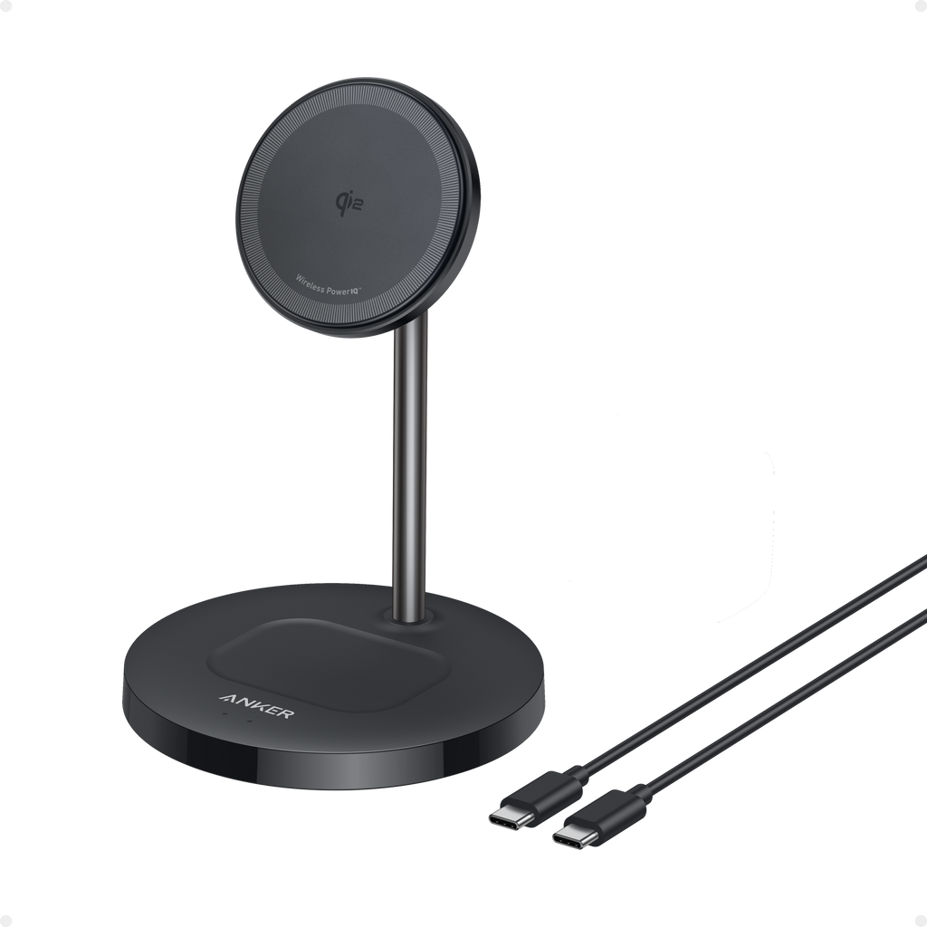 Refurbished Anker MagGo Wireless Charger (2-in-1, Stand)