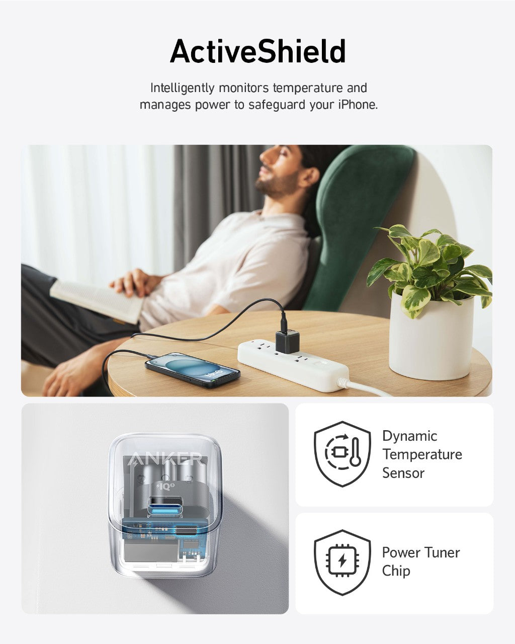Bundle kit: Anker Nano Power Bank (30W, Built-In USB-C Cable) and Anker Nano Charger (20W)