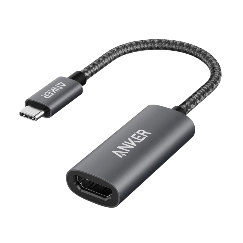 Anker USB-C to HDMI adapter with braided cable for connectivity
