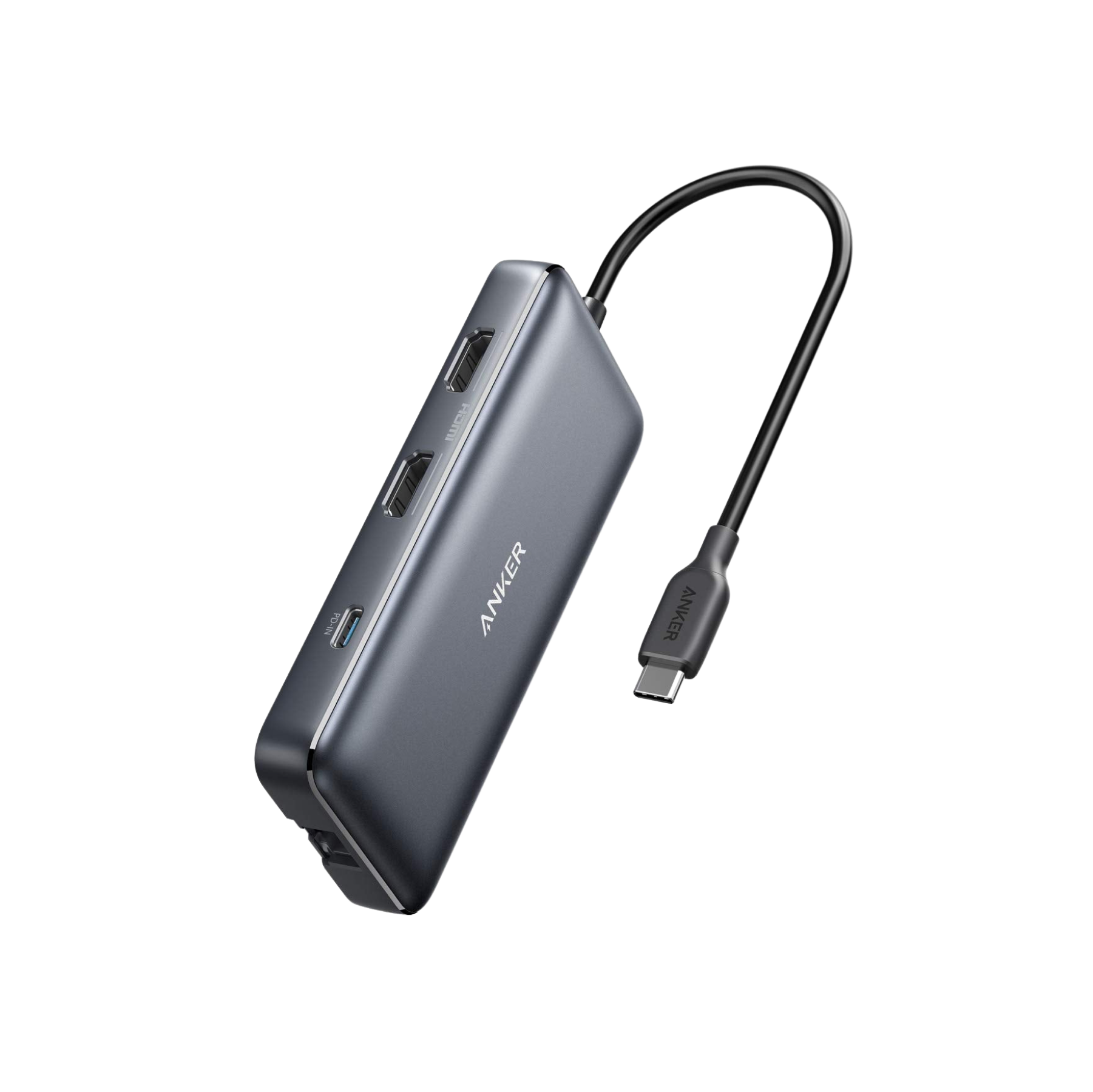 Anker USB hub with compact design for easy connectivity