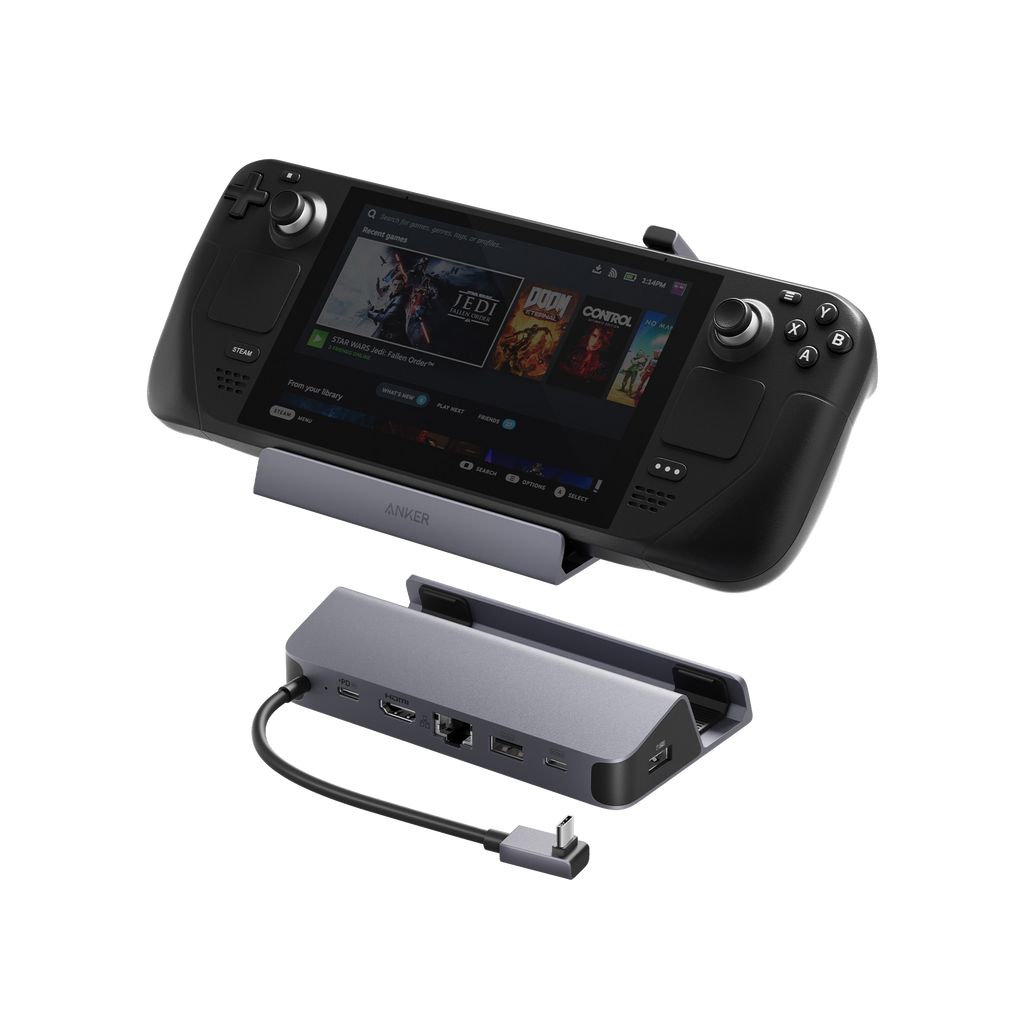 Anker dock for game console with multiple ports for gaming