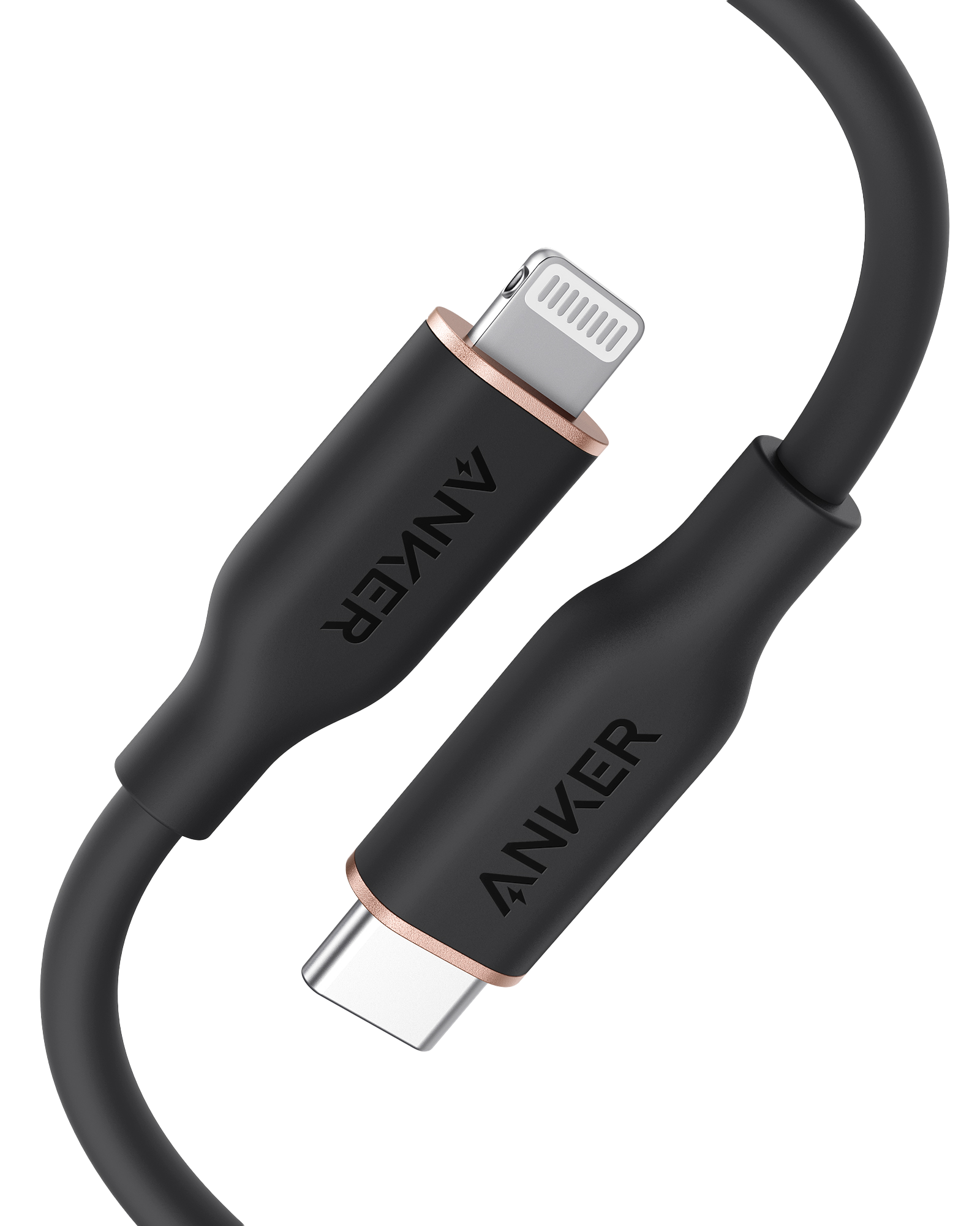 Refurbished Anker 641 USB-C to Lightning Cable (Flow, Silicone)
