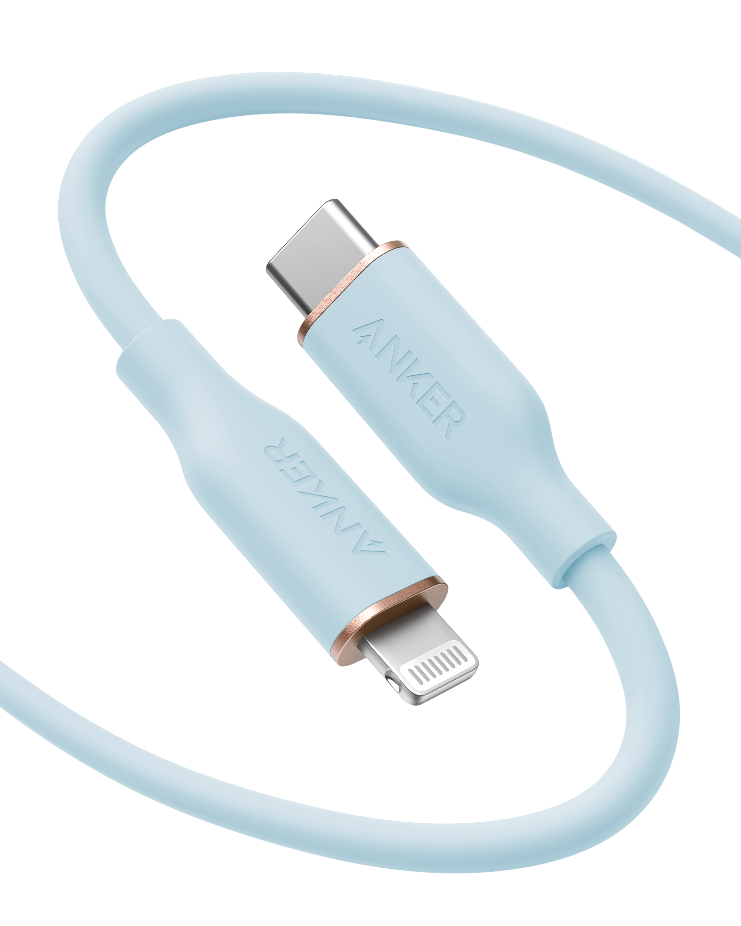 Refurbished Anker 641 USB-C to Lightning Cable (Flow, Silicone)