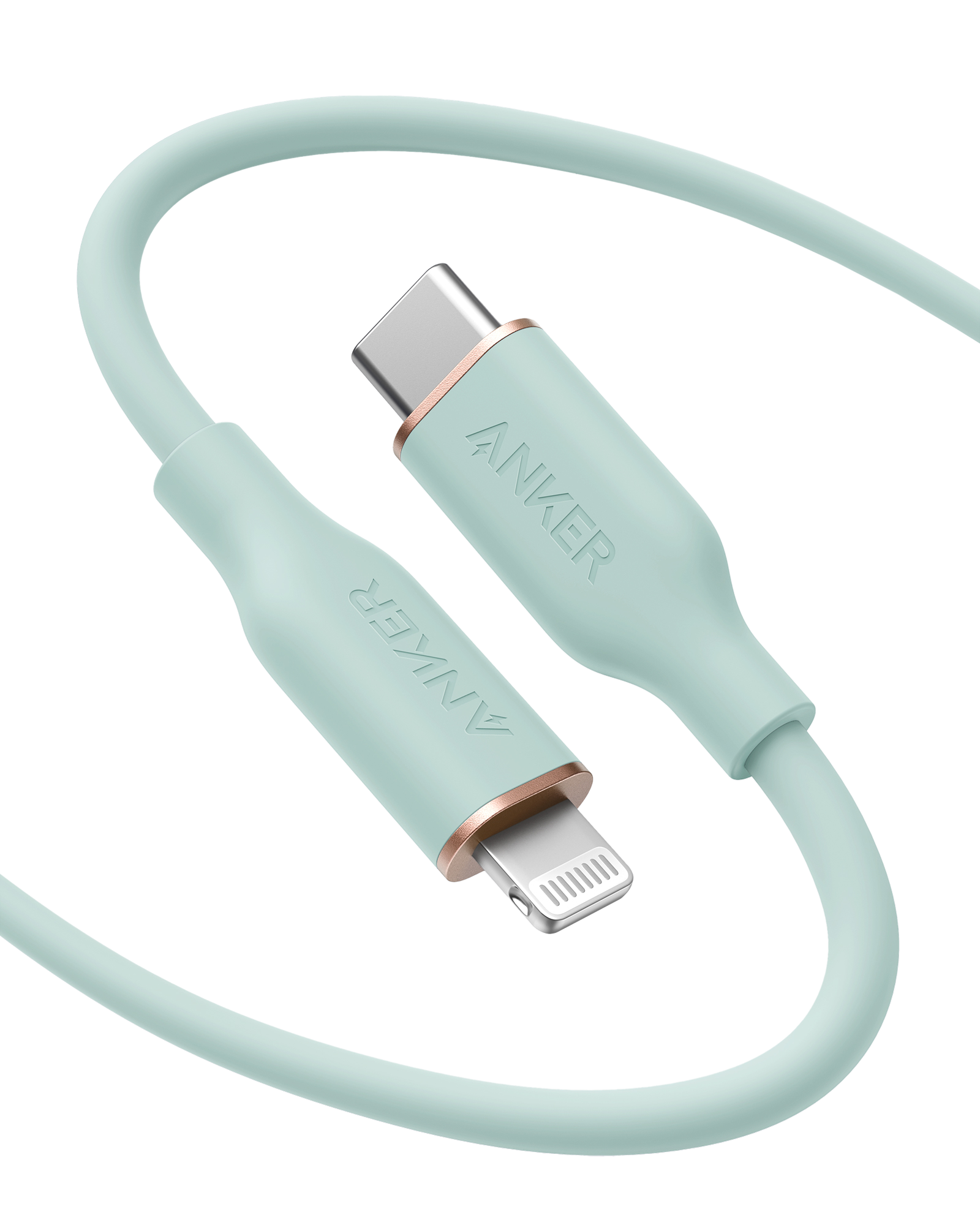 Refurbished Anker 641 USB-C to Lightning Cable (Flow, Silicone)