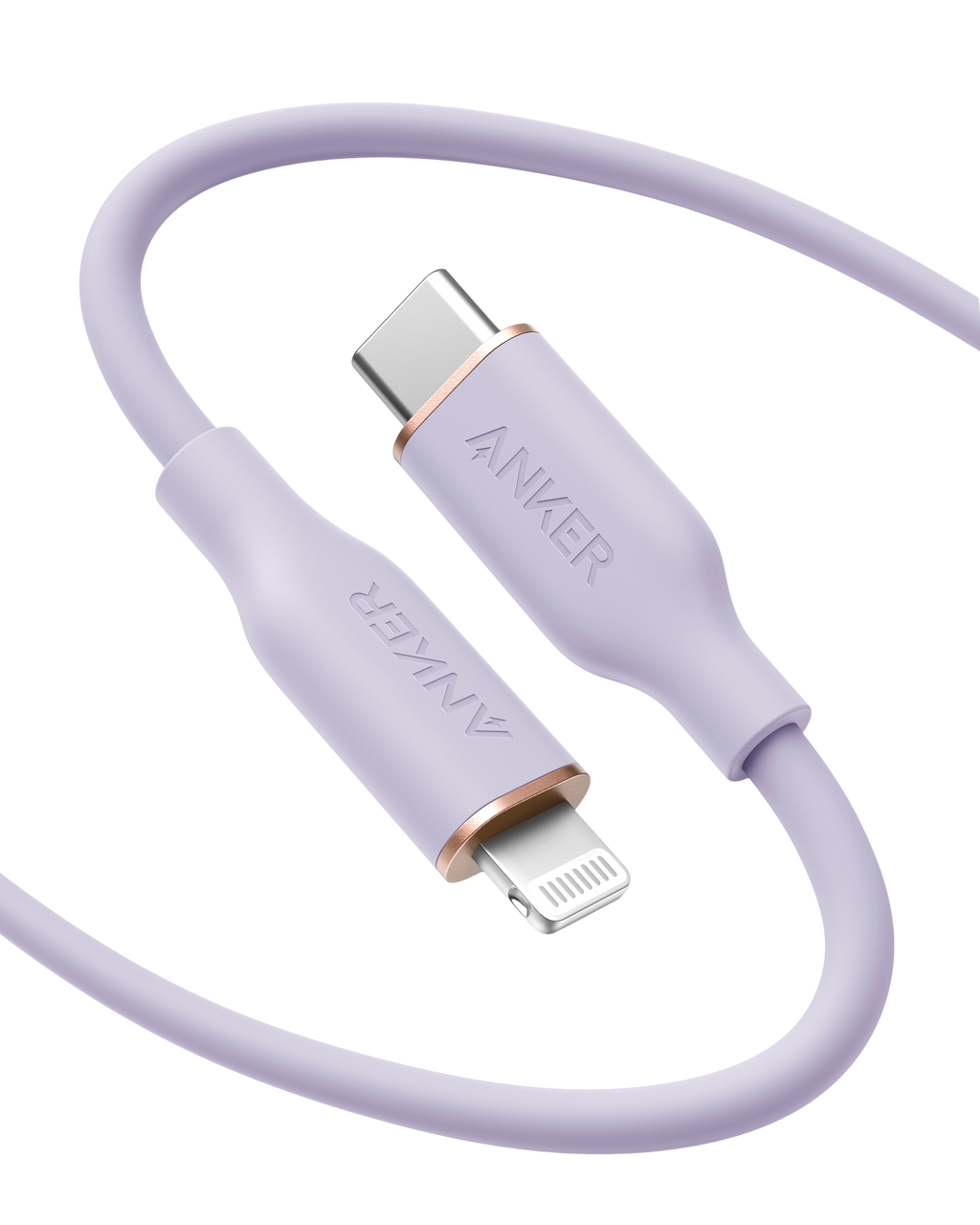 Refurbished Anker 641 USB-C to Lightning Cable (Flow, Silicone)