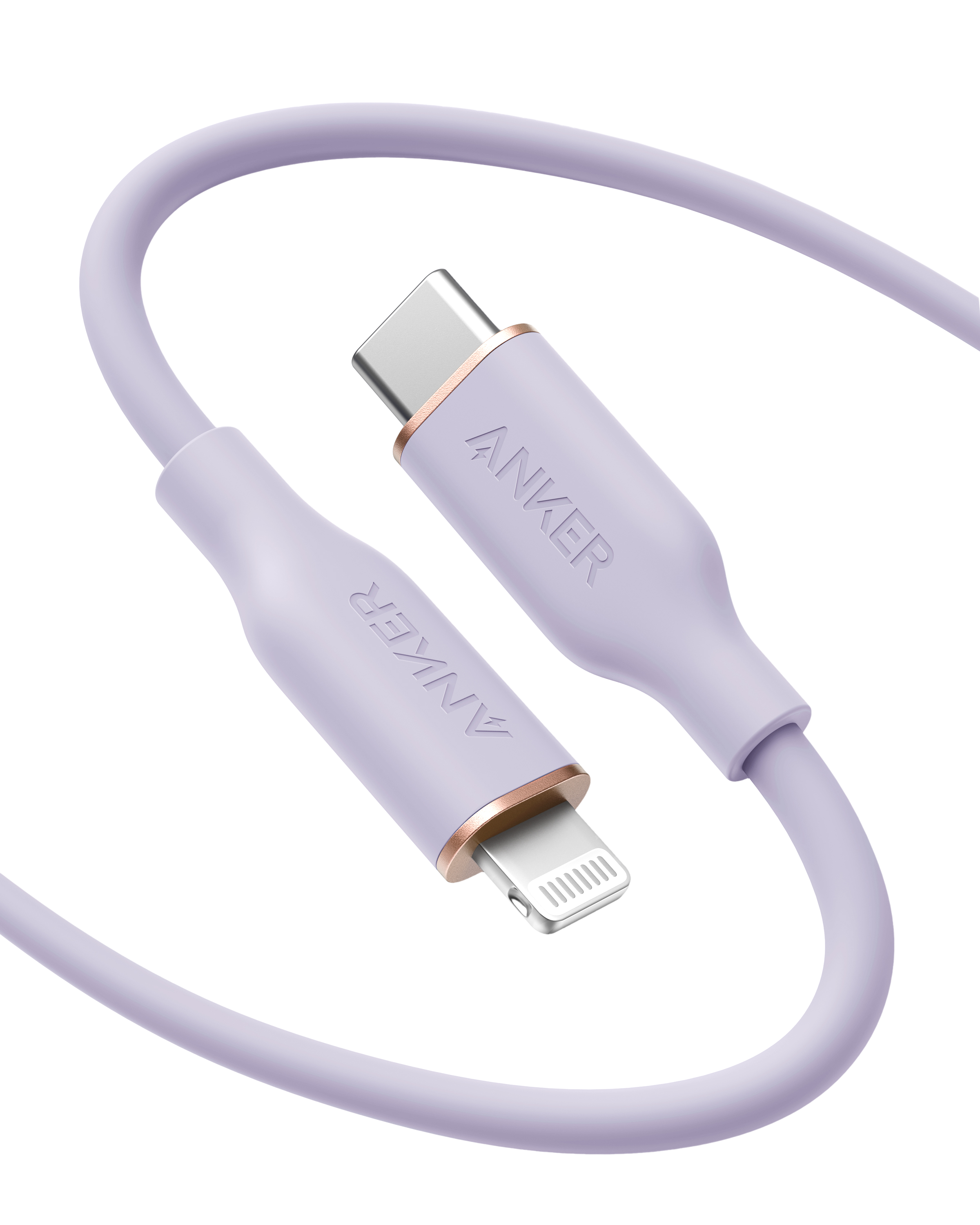 Refurbished Anker 641 USB-C to Lightning Cable (Flow, Silicone)
