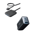Anker Nano Charging Station (6-in-1, 67W) and Anker 735 Charger (Nano II 65W)