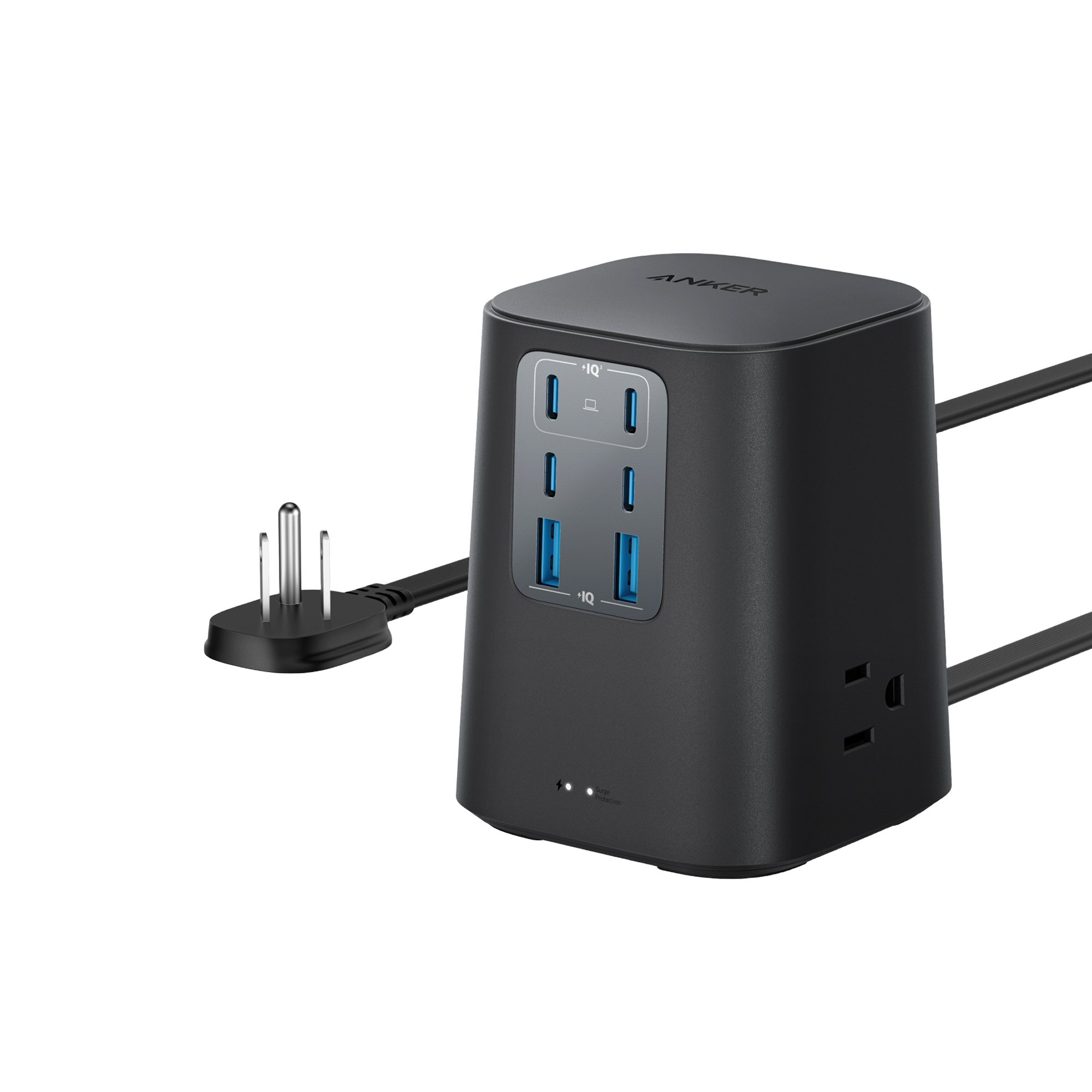 Anker with six USB ports and UK plug for charging