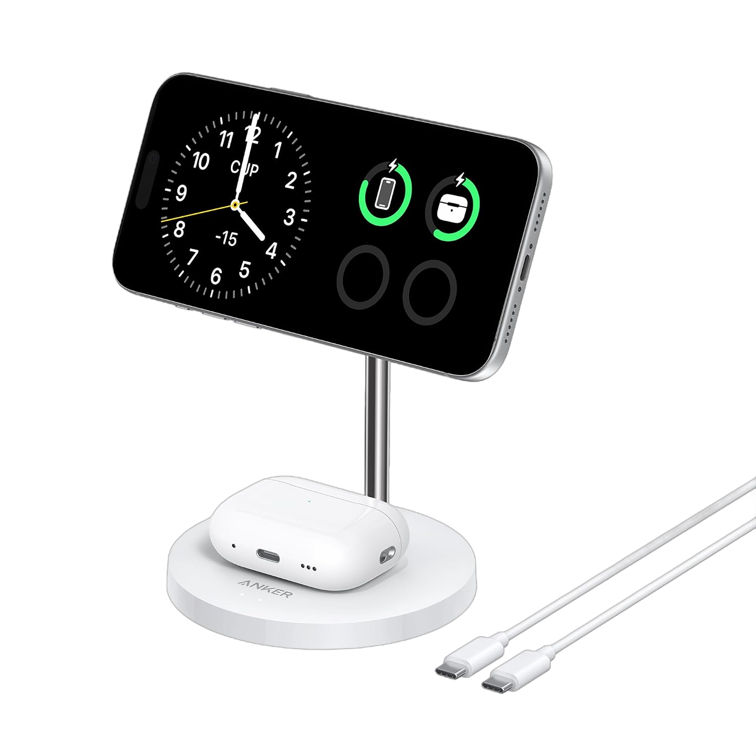 Anker MagGo Wireless Charger (2-in-1, Stand)